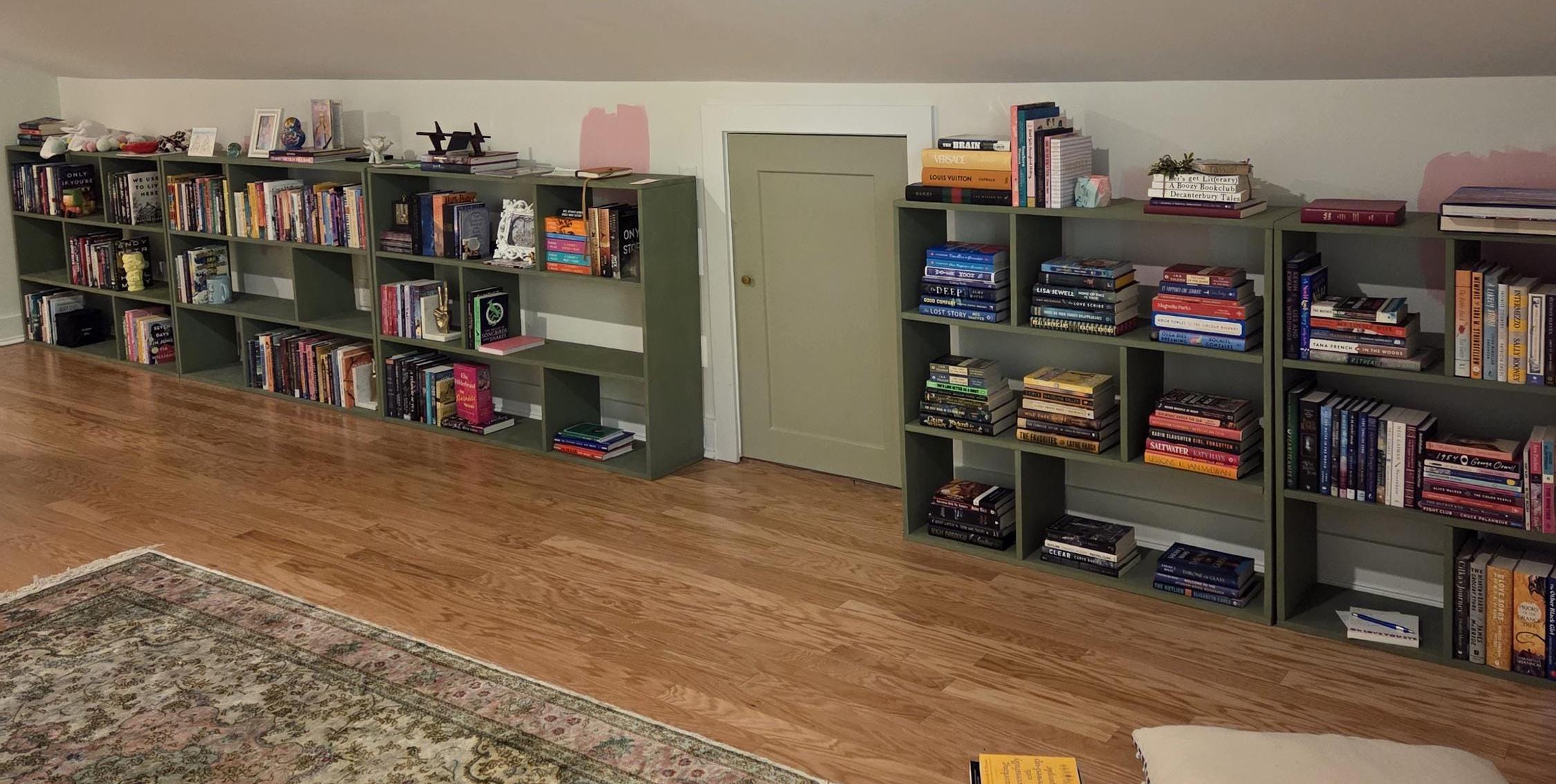 Custom Handmade 3-Tier Pine Bookcase