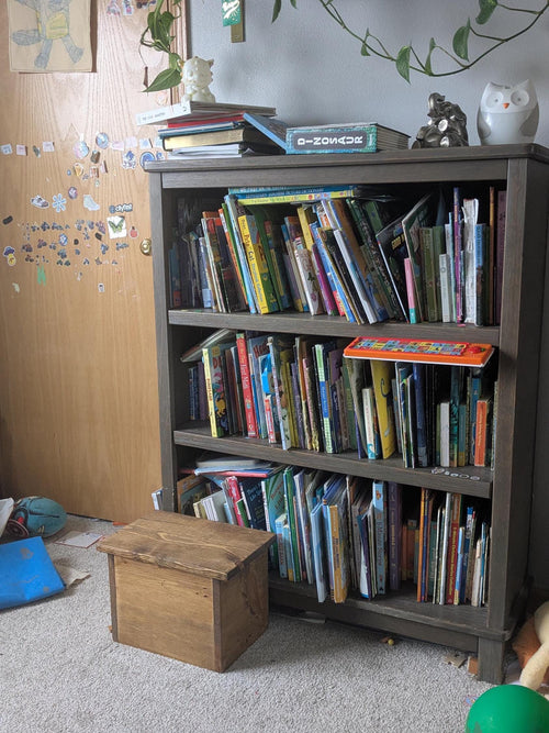 Personalized Kid Step Stool: Handmade Montessori Wooden Stool