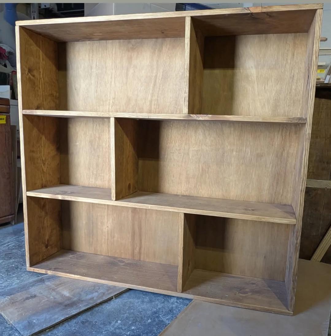 Custom Low Wood Bookcase