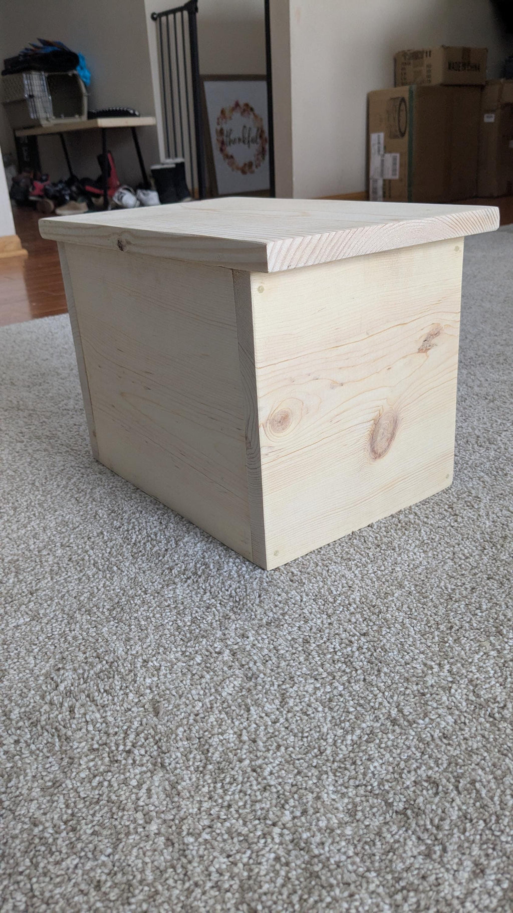 Personalized Kid Step Stool: Handmade Montessori Wooden Stool