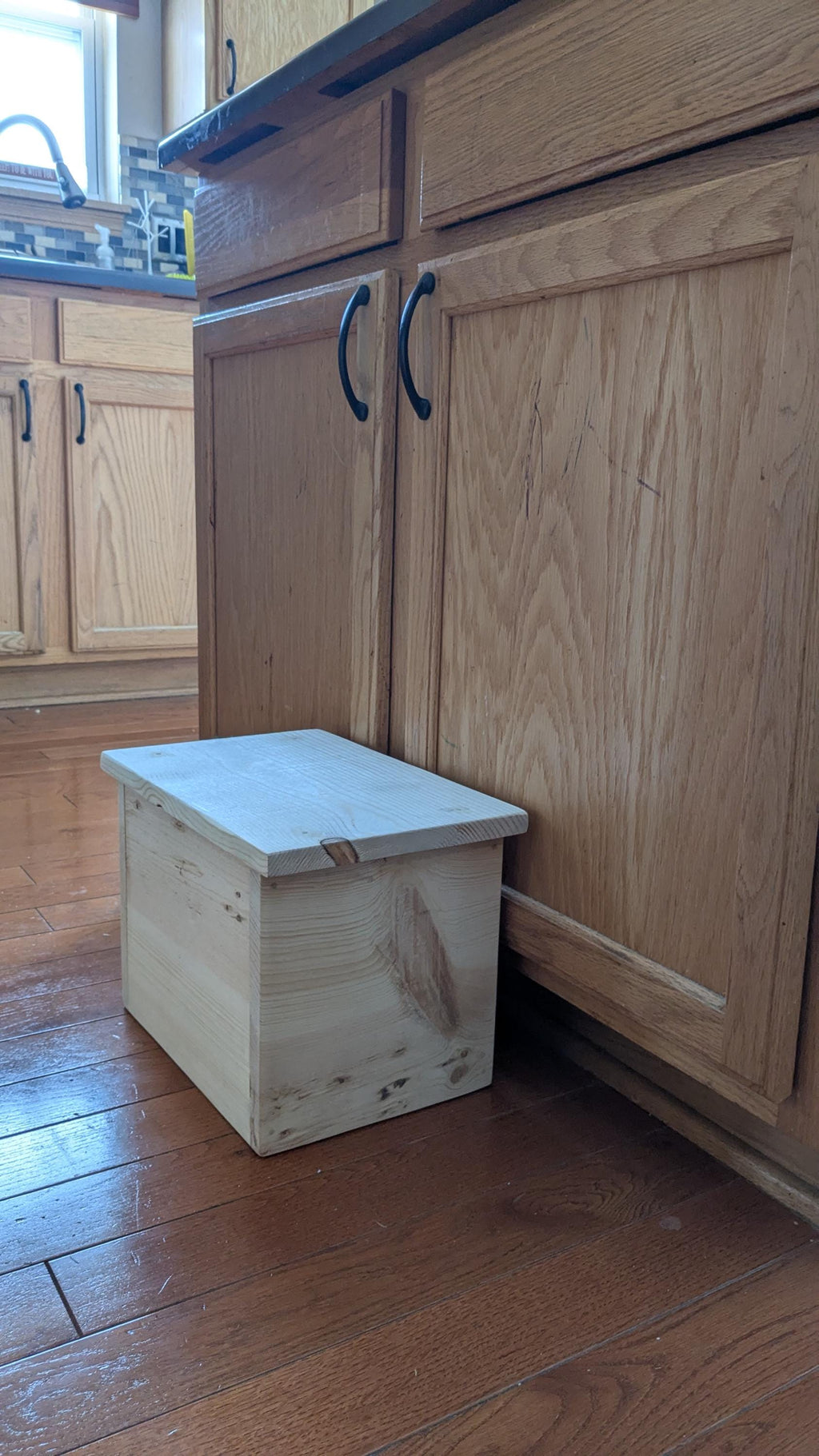 Personalized Kid Step Stool: Handmade Montessori Wooden Stool