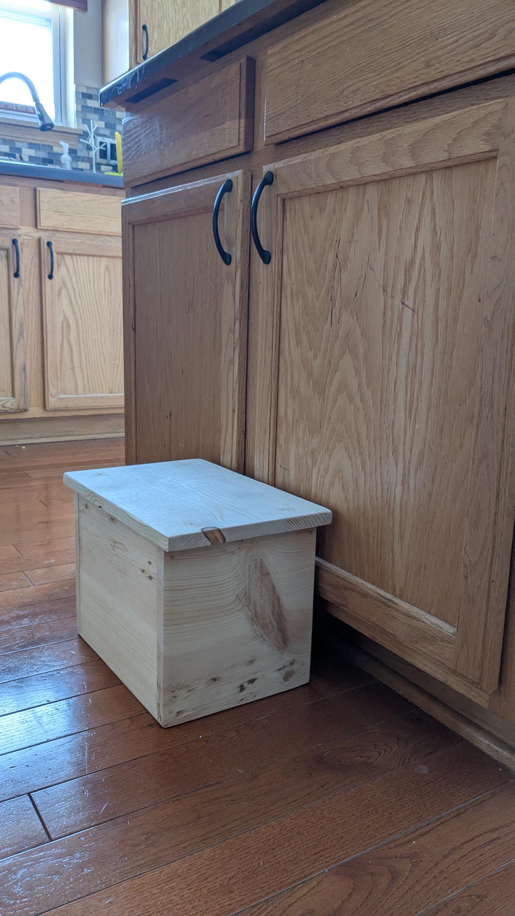 Personalized Kid Step Stool: Handmade Montessori Wooden Stool