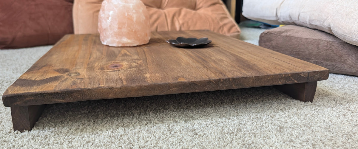 Meditation Set with Handmade Tray | Cleansing Ritual Gift Set