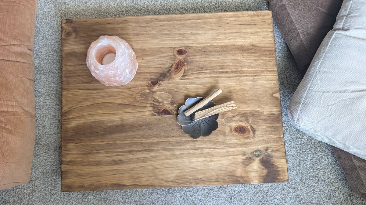 Meditation Set with Handmade Tray | Cleansing Ritual Gift Set