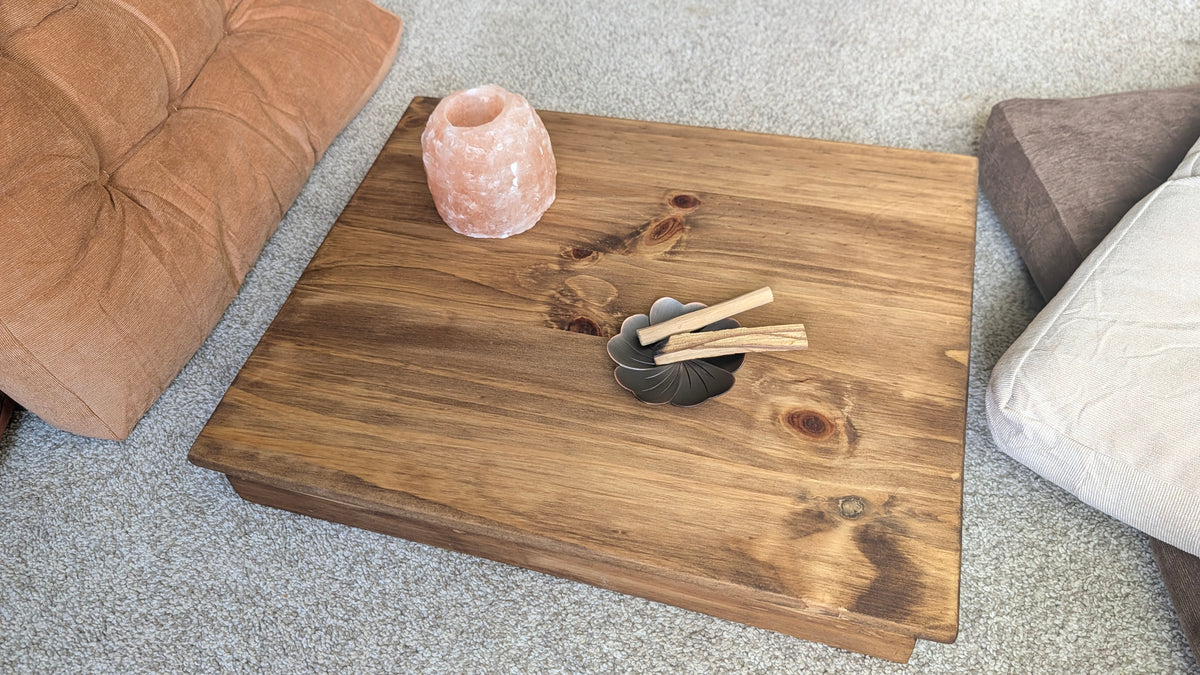 Meditation Set with Handmade Tray | Cleansing Ritual Gift Set