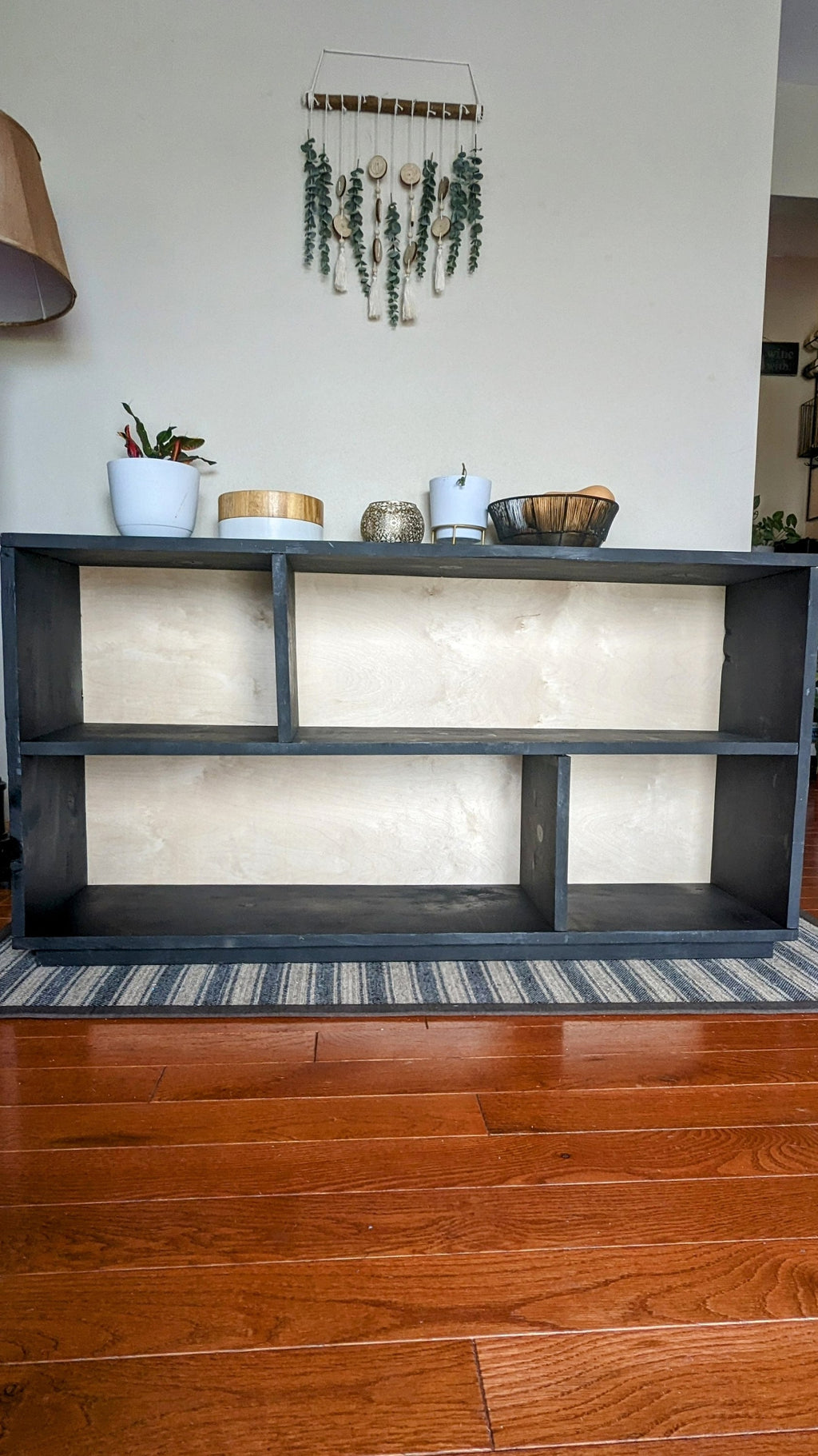 Custom Low Wood Bookcase