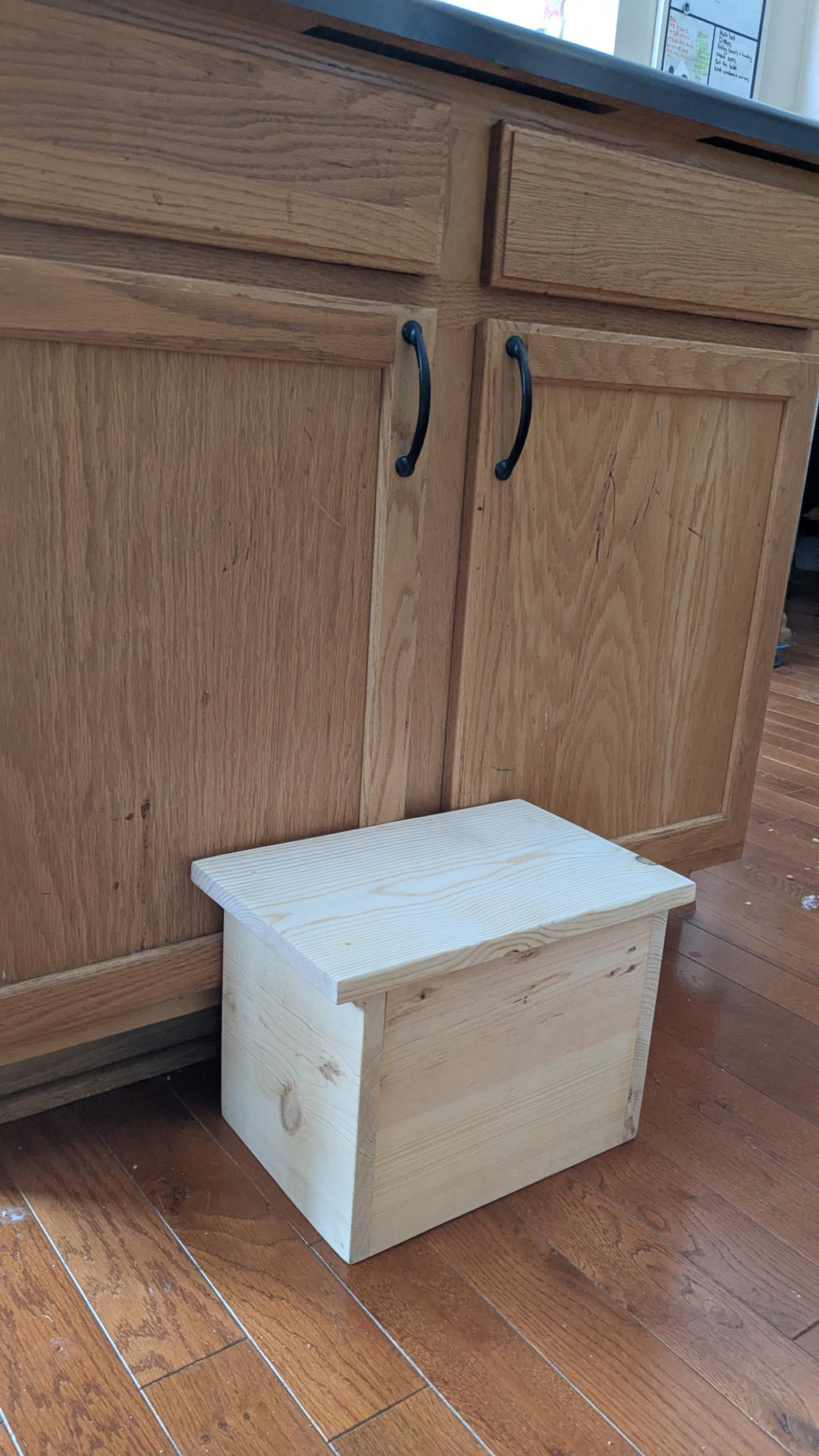 Personalized Kid Step Stool: Handmade Montessori Wooden Stool