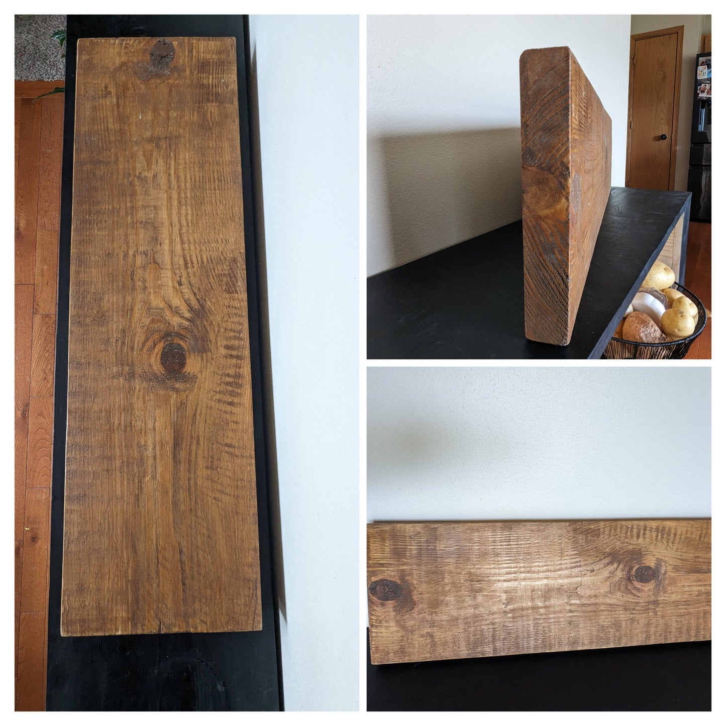 Finished Board Solid Wood Slab DIY Project Board Custom Finished Wood Board Shelf Multipurpose Board DIY Wall Art Board DIY Wood Sign Board