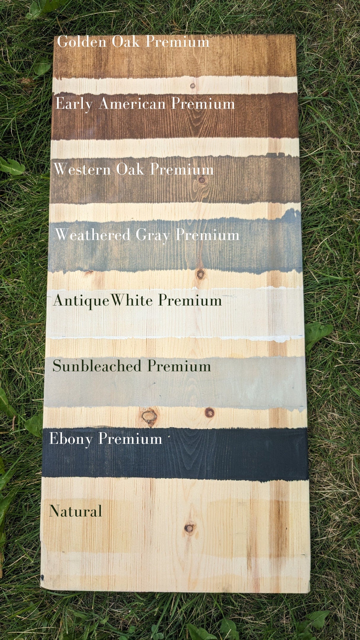 Stain Samples Wood Stain Options & Paint Samples