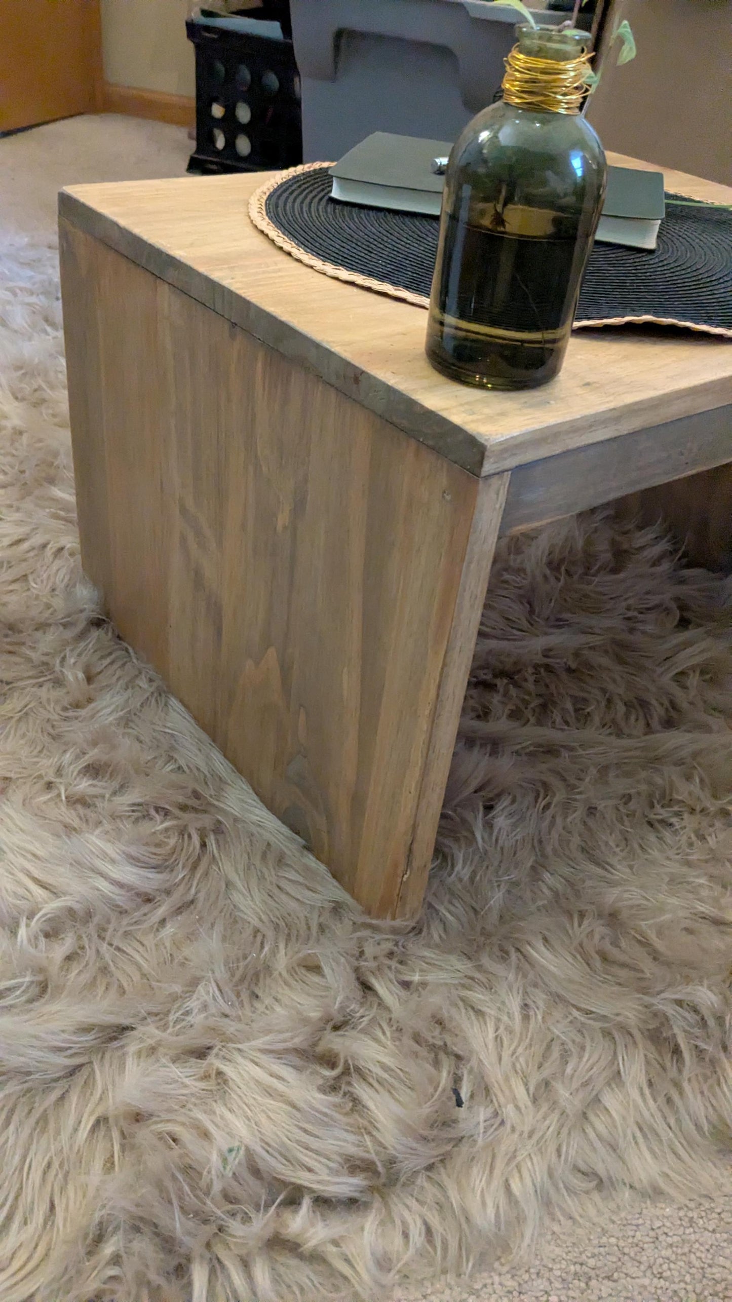 Meditation Floor Table – Spiritual Altar for Grounding