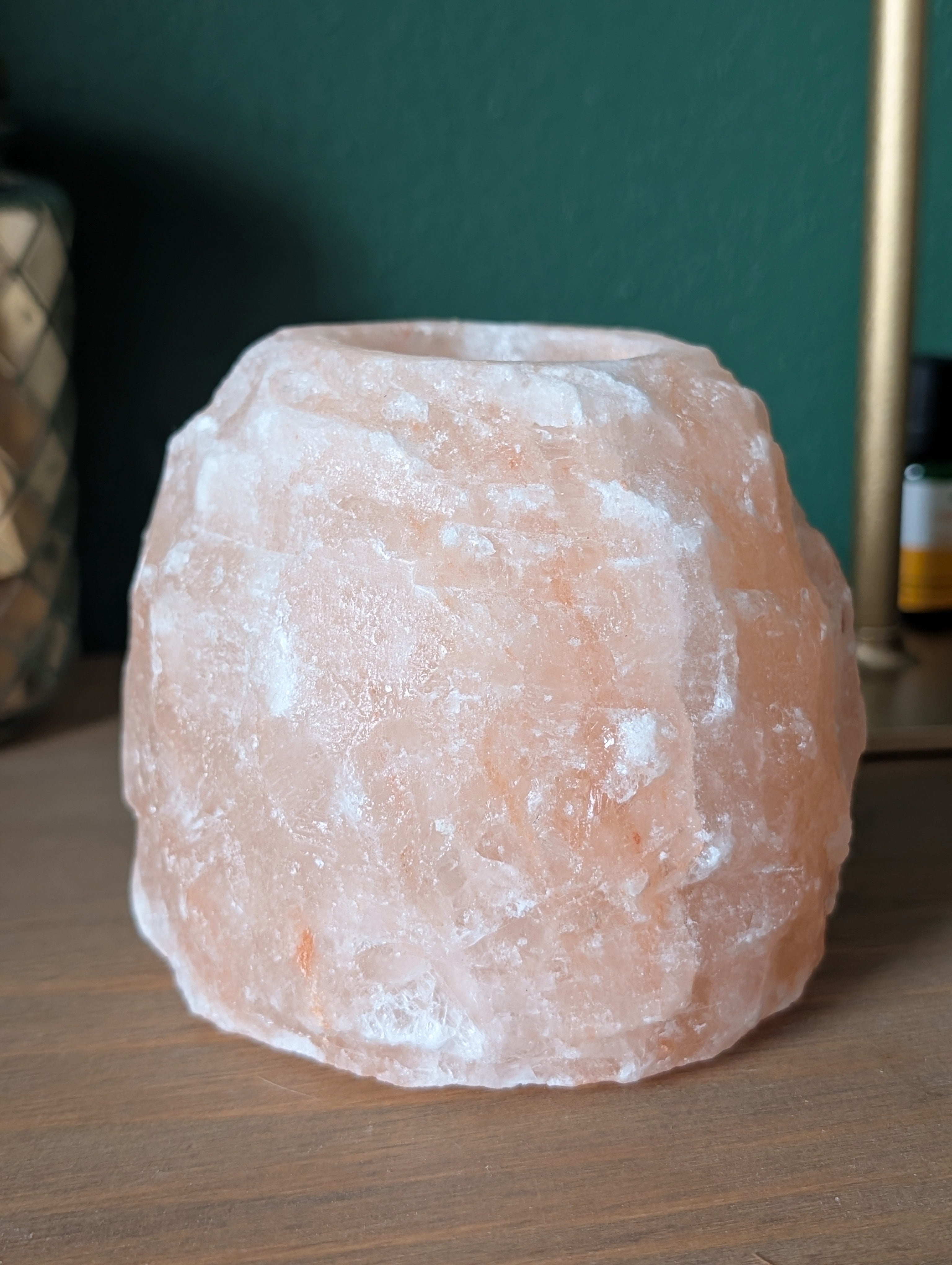 Himilayan Salt Tea Light Votive Holder